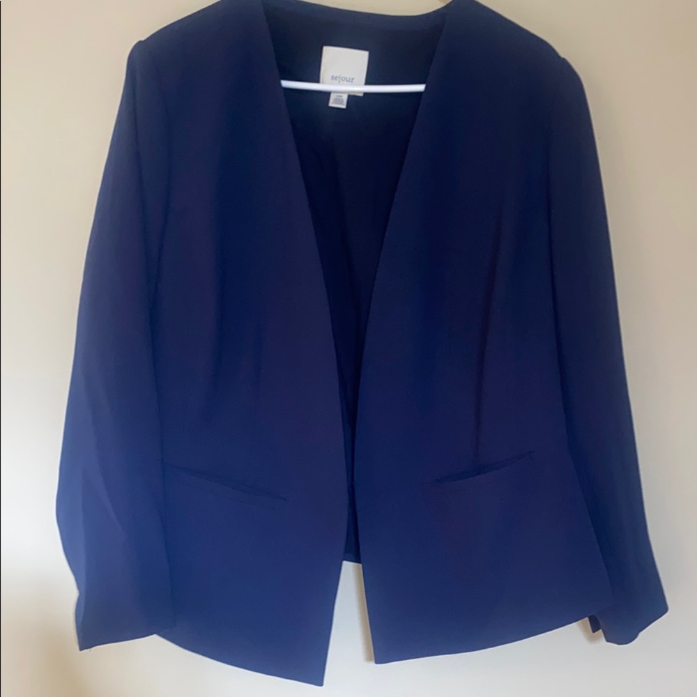 Sejour Women's Navy Blazer